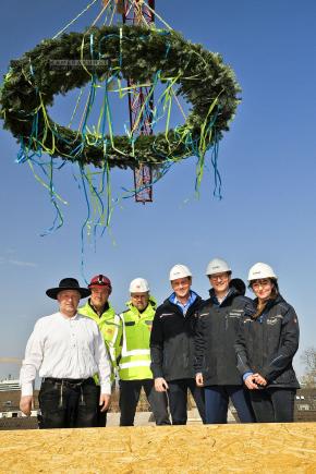 Event photography Düsseldorf Topping out ceremony