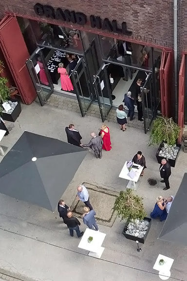 Eventfotografie aus der Luft mit Drohne