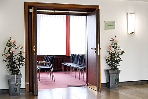 Photo of the wedding room in the registry office Rathaus Wattenscheid