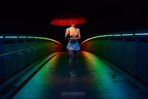Regenbogenbrücke Fotoshooting